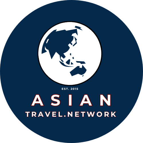 Asian Travel Network on Blue Round logo